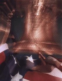 [bell & flag]