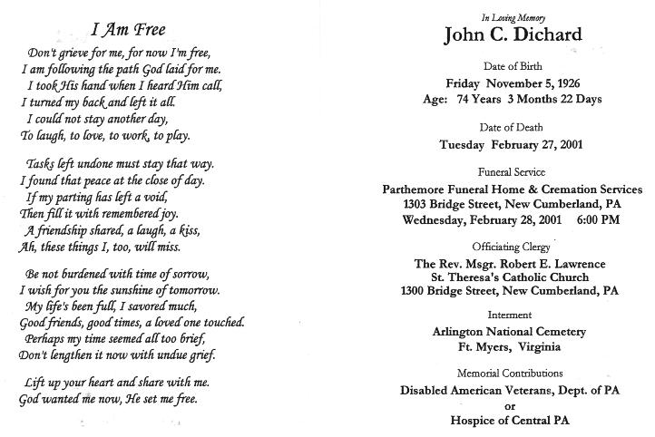 [Memorial Document]